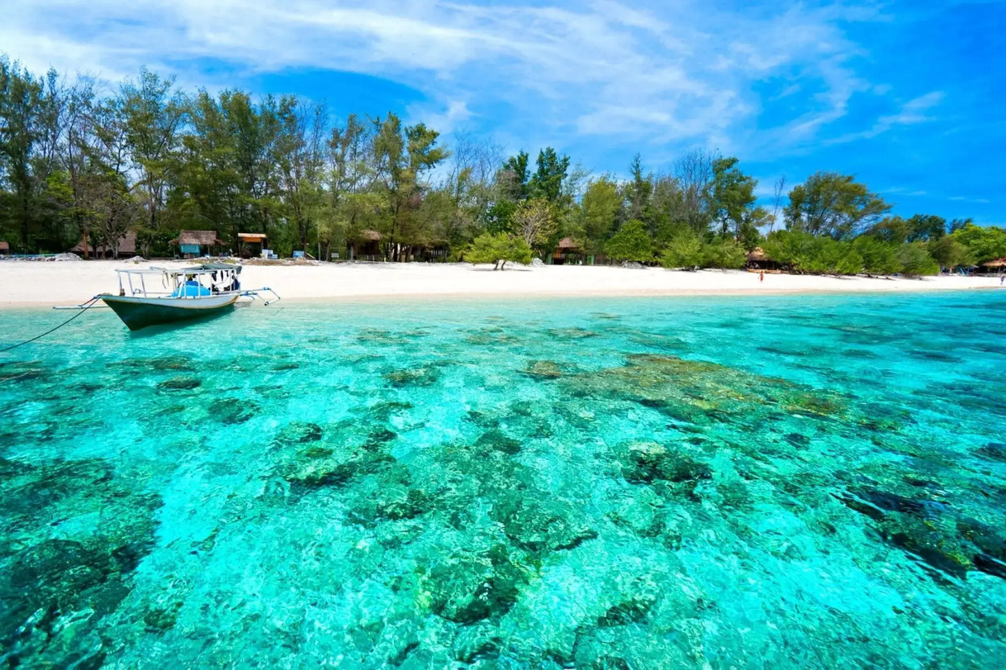 Turkist vann ved Gili Islands