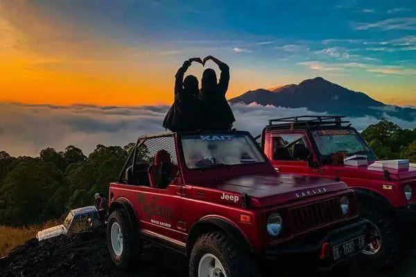 Mt. Batur soloppgang