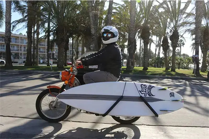 Scooter kan leies med surf rack